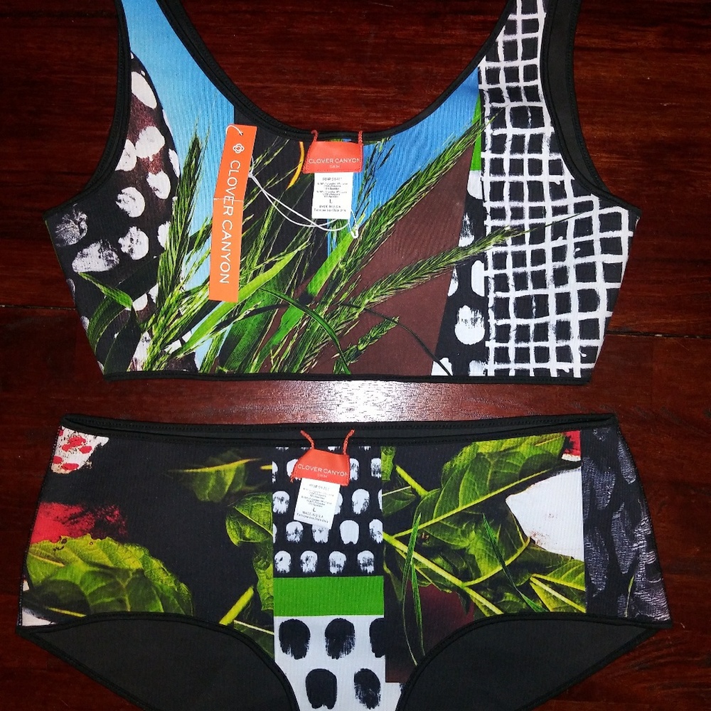 Two piece bathing suit